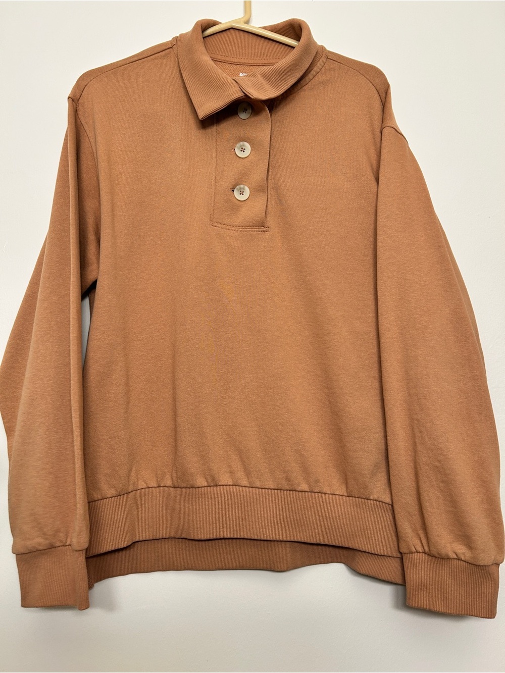 Sonoma Men's Crewneck Button Pullover Sweater